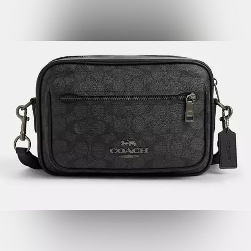 Coach Elias Crossbody In Signature Canvas